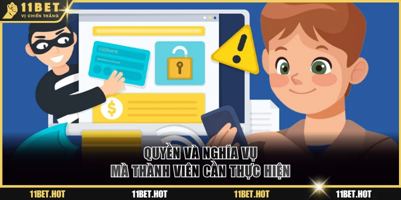 Chính sách bảo mật quy định bổn phận của thành viên