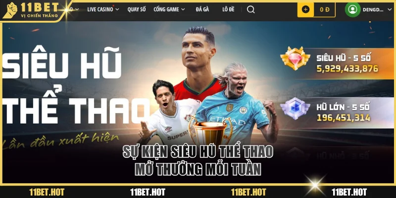 Khuyến mãi 11BET siêu hũ thể thao